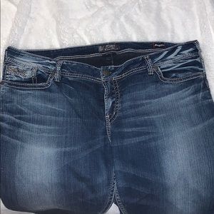 Silk Mid Slim Boot Silver Brand Jeans